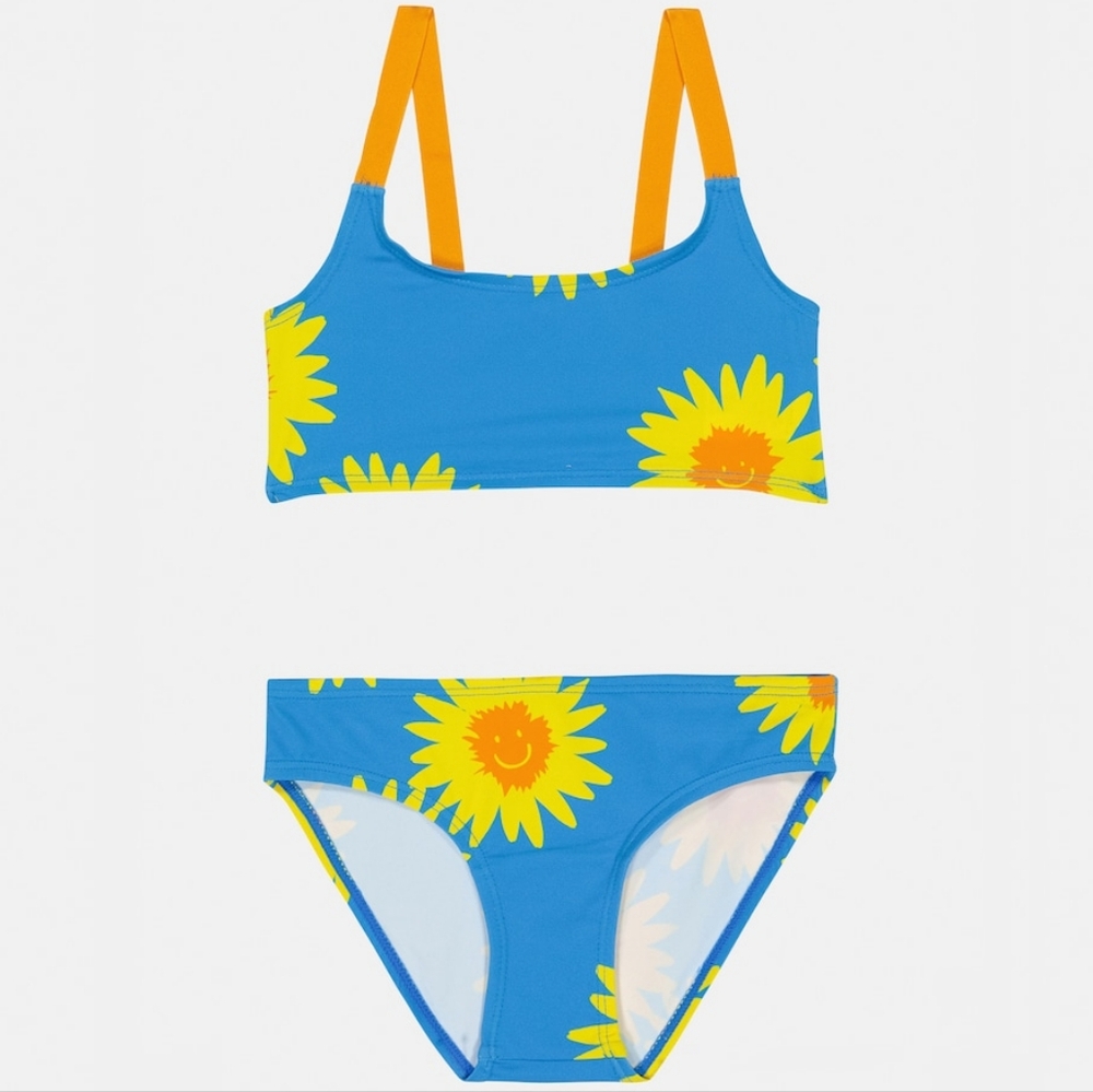 NWT Stella McCartney Kids Sunflower Smiley Bikini